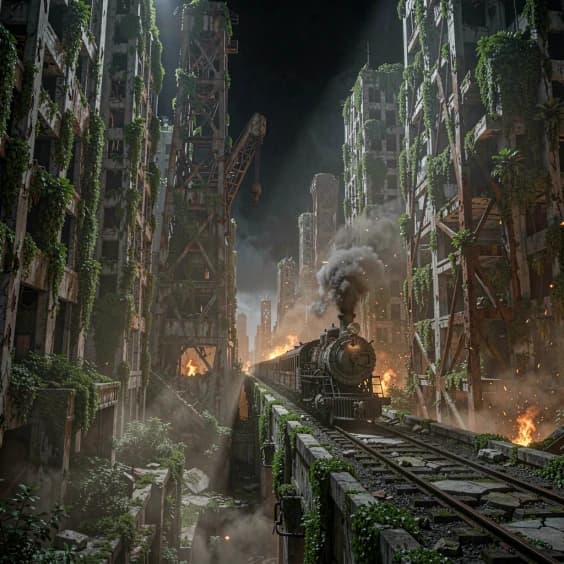 Black sky of the dead grid