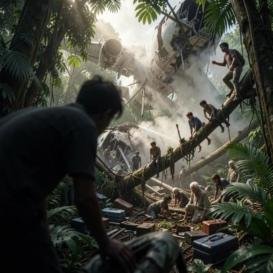 The crash