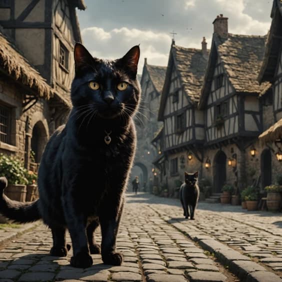 O felino sobrevivente