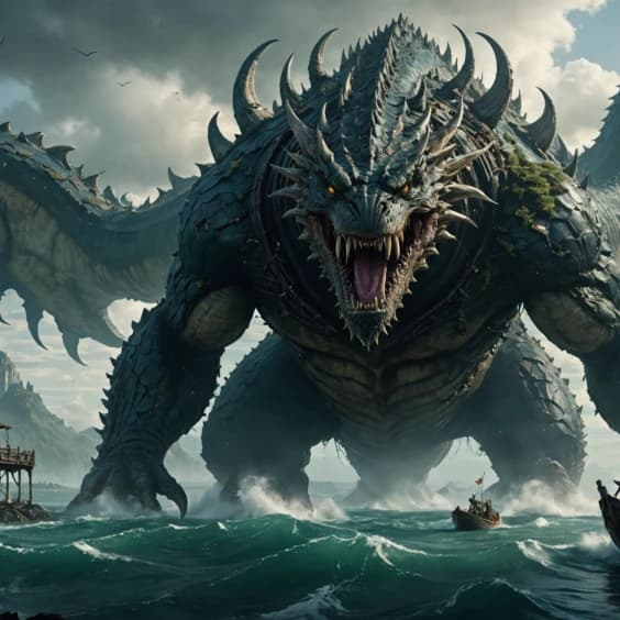 The Leviathan salt seas