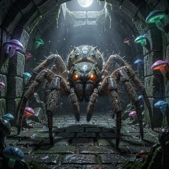 Ich bin eine Spinne na und