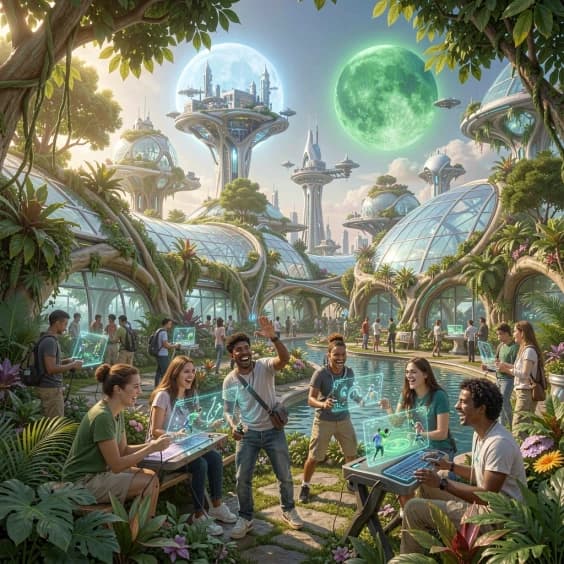 ☀️ Sociedade Solarpunk Mundo Gamer e Amizades🕹️