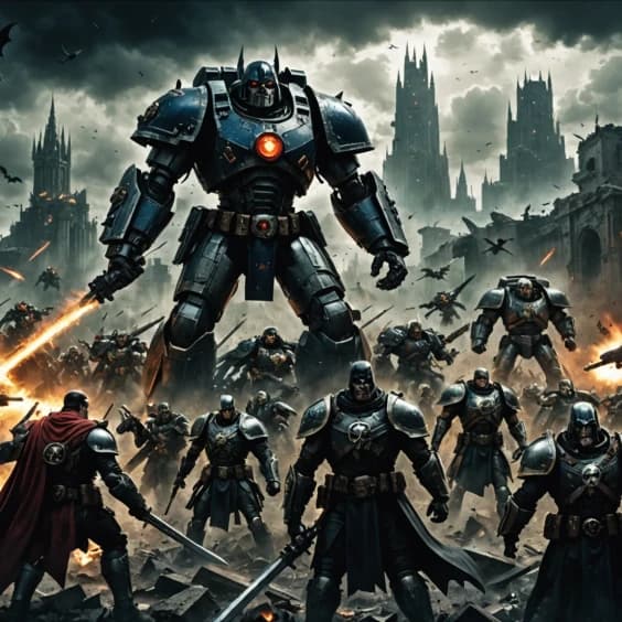 DC universe is actually in the warhammer 40k universe