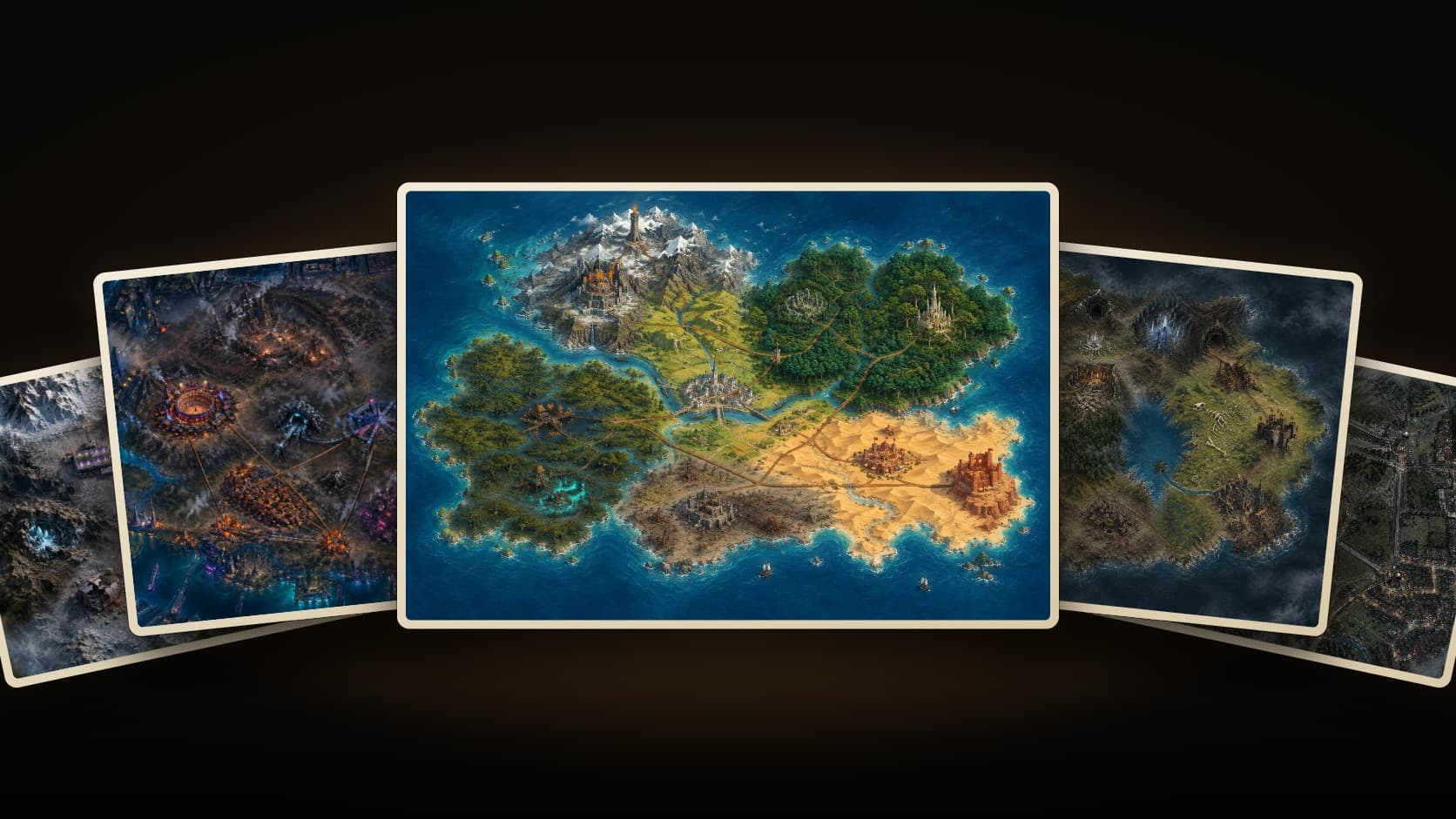 World Maps, a New AI Story Creator and Game Rule Lore Cards